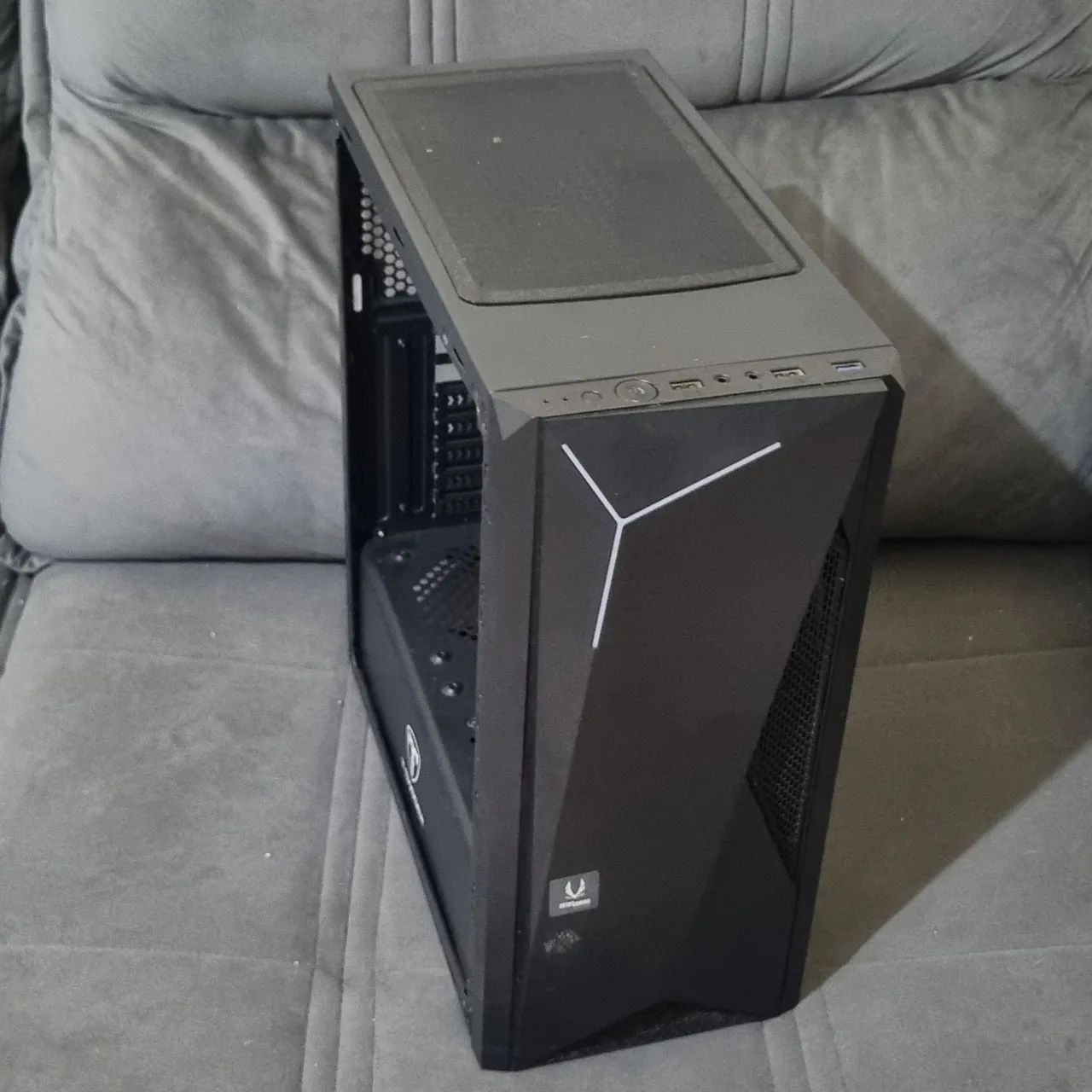 Gabinete Gamer T-Dagger G28B, Mid Tower, RGB, Black, ATX, Sem Fonte, Sem Fan - Foto 4