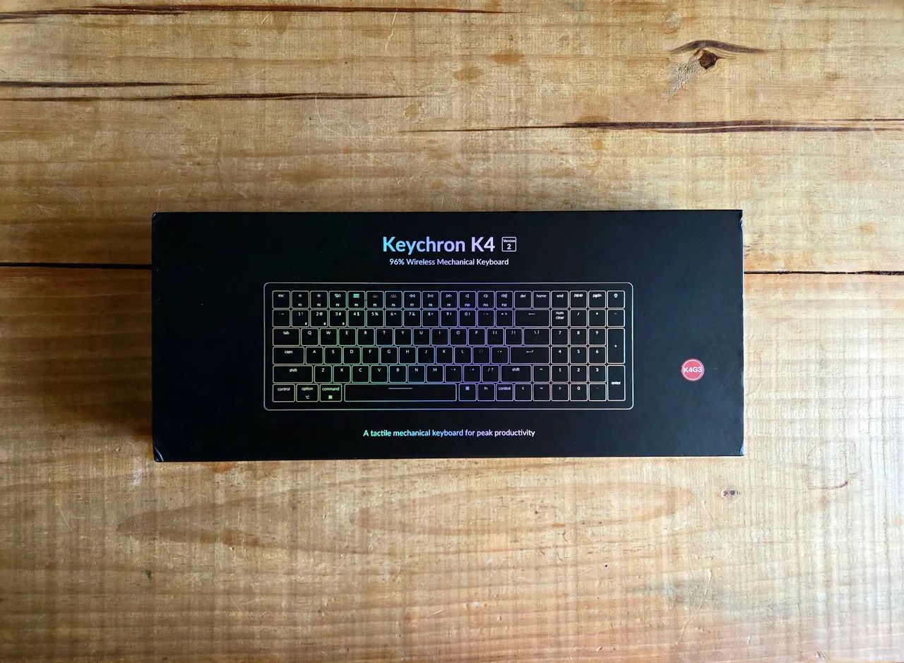Teclado Keychron K4 Versão 2 Retroiluminado luz branca - Foto 3