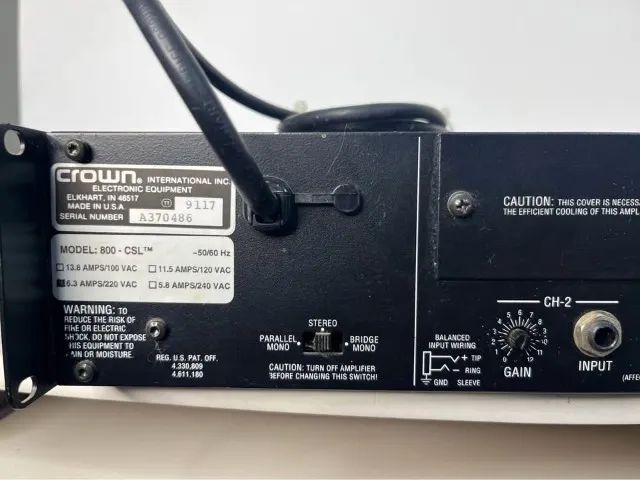 Potência CROWN 800CSL - Foto 5
