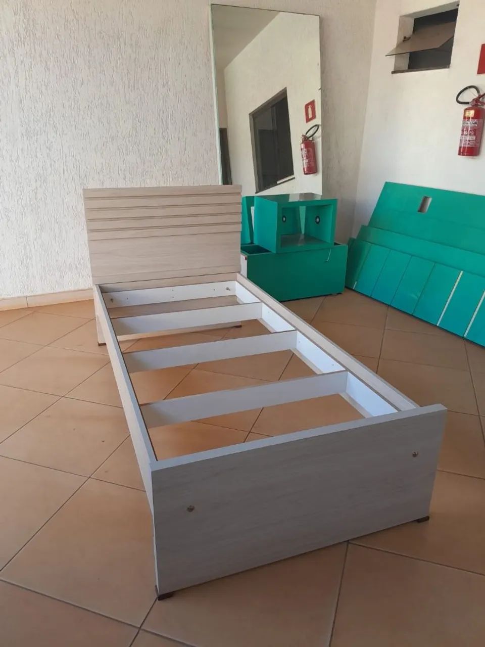 Cama solteira MDF