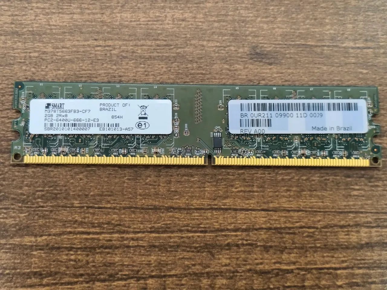 Pente de memória RAM 2GB Smart