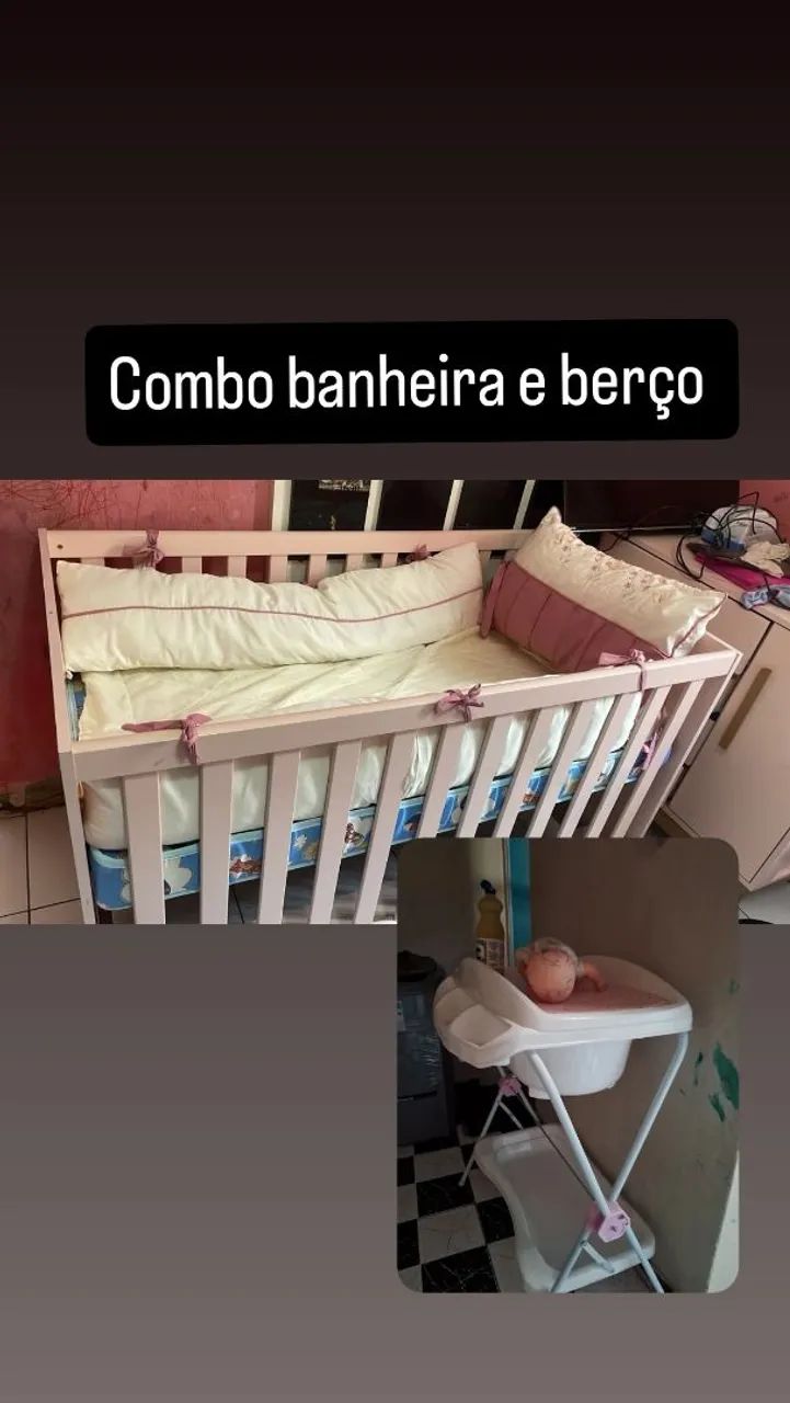 Combo Banheira e Berço