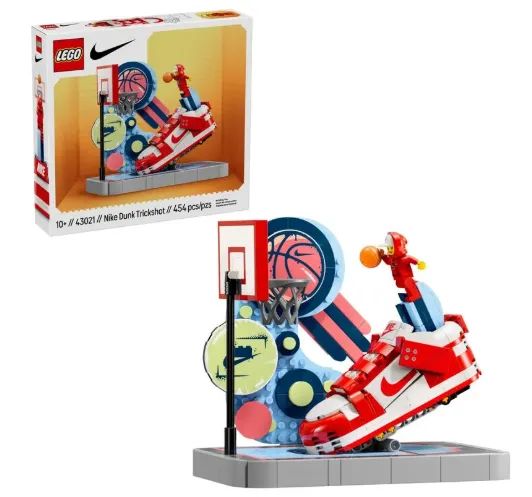 Lego nike dunk trickshot 43021