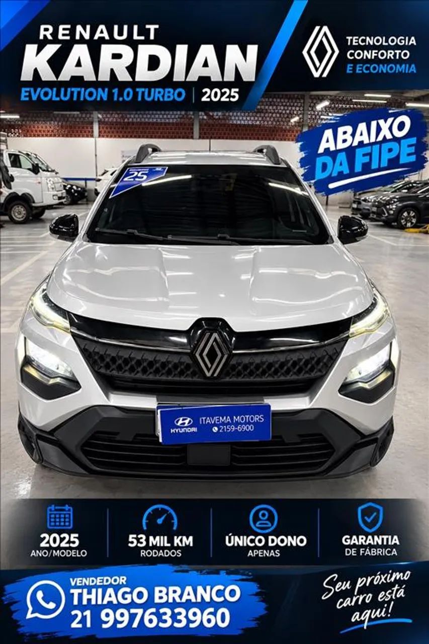 Renault Kardian Kardian Techno Flex 1.0 TB 12V 5p Aut. 2025