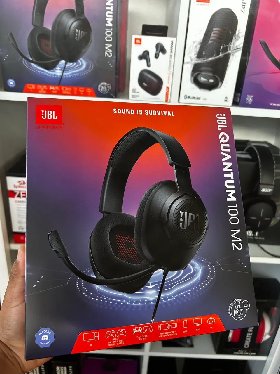 Headset gamer original JBL Quantum 100 M2  - Foto 2