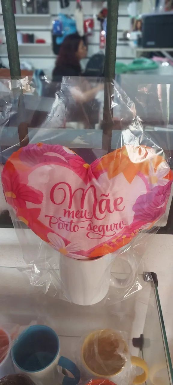 Kit almofada e canecas dia das mães  - Foto 2