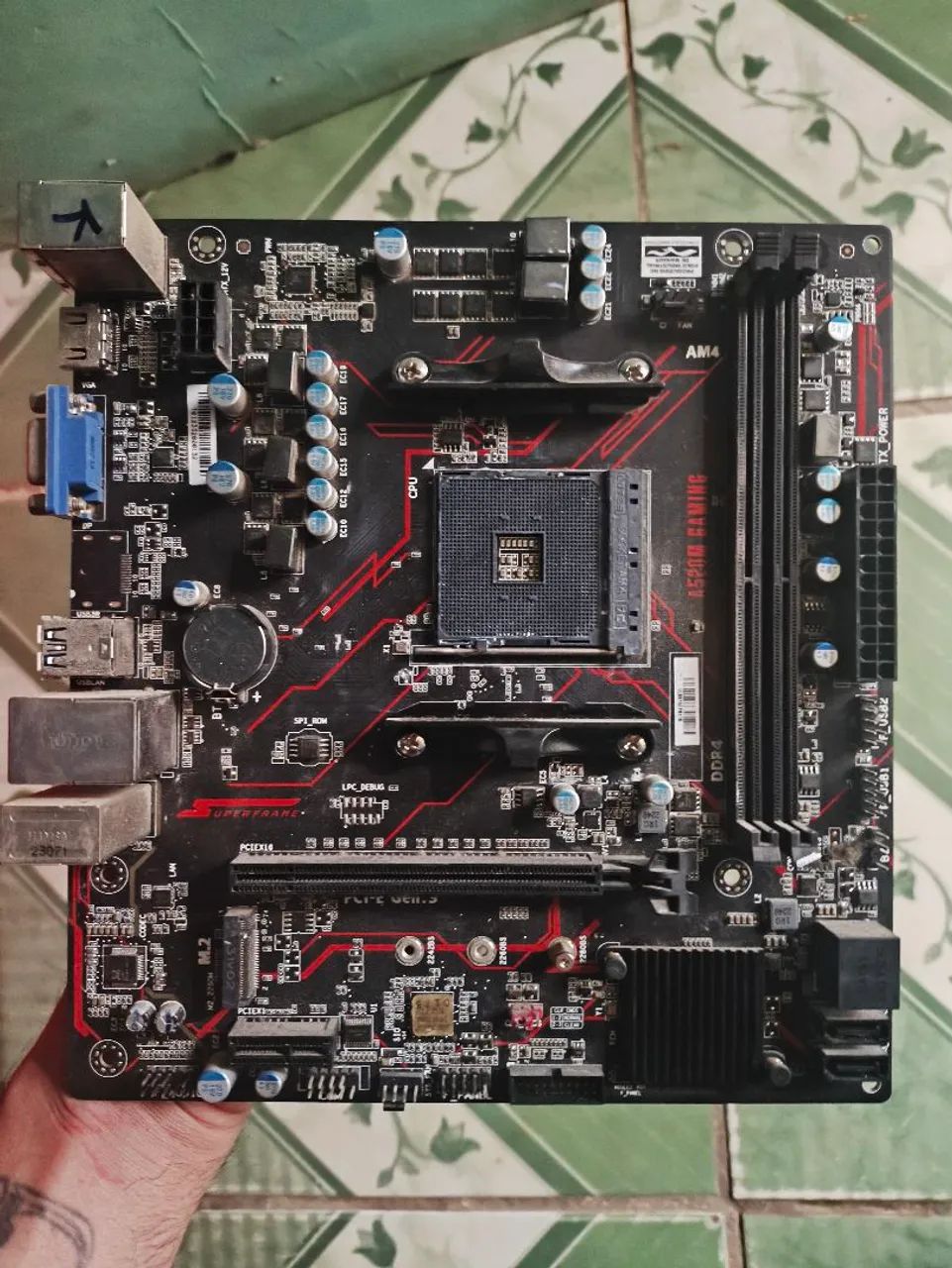 VENDO PLACA MÃE A520M SUPER FRAME  - Foto 2