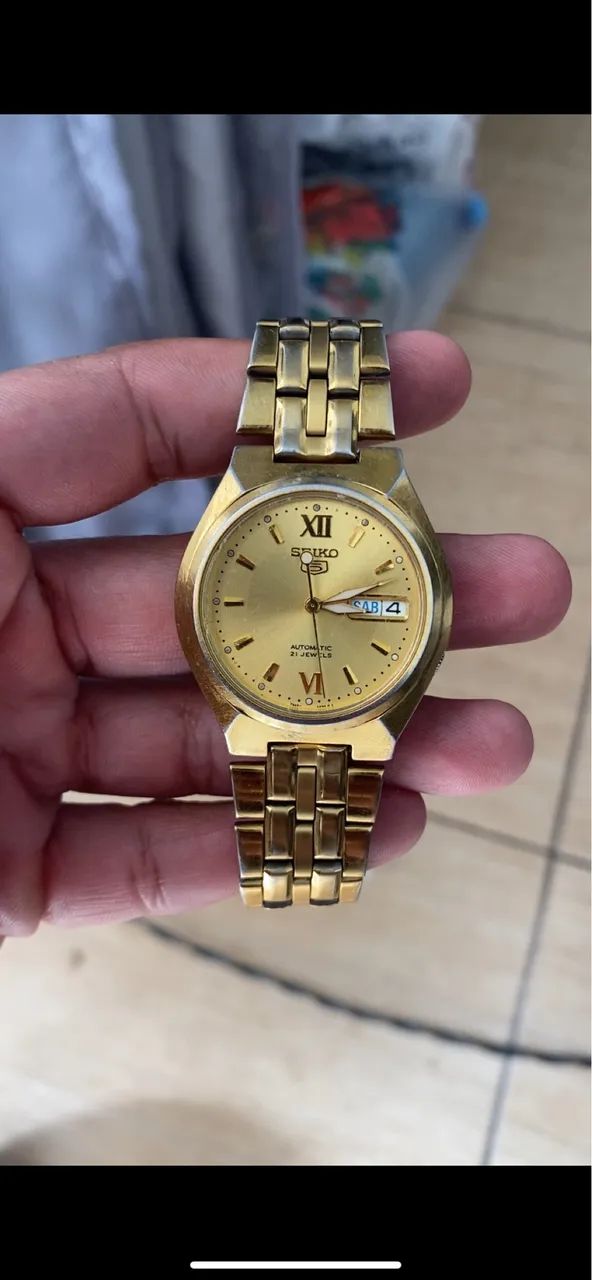 RELÓGIO SEIKO 5 GOLD (7s26)
