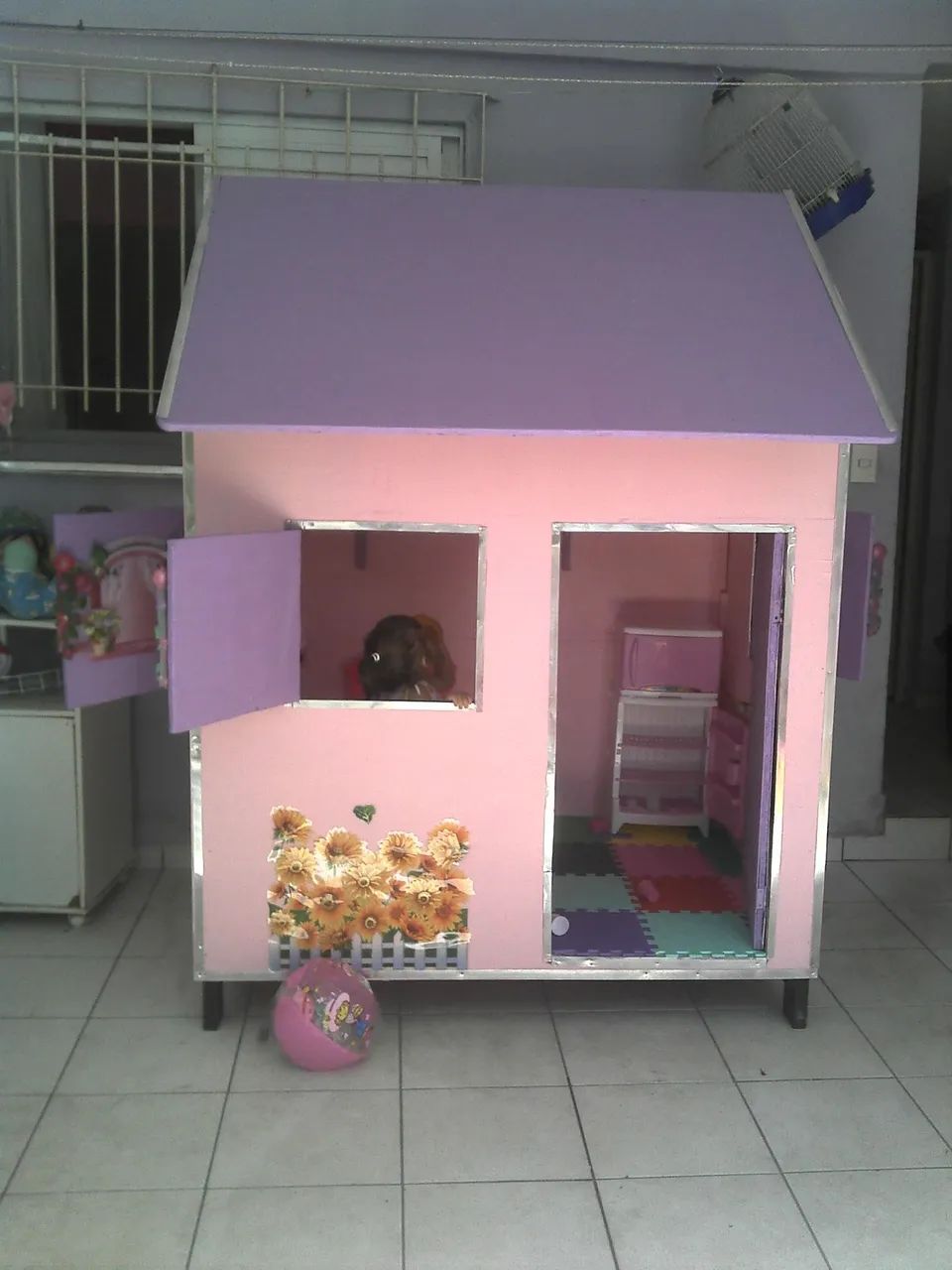Casinha de madeira infantil  - Foto 4
