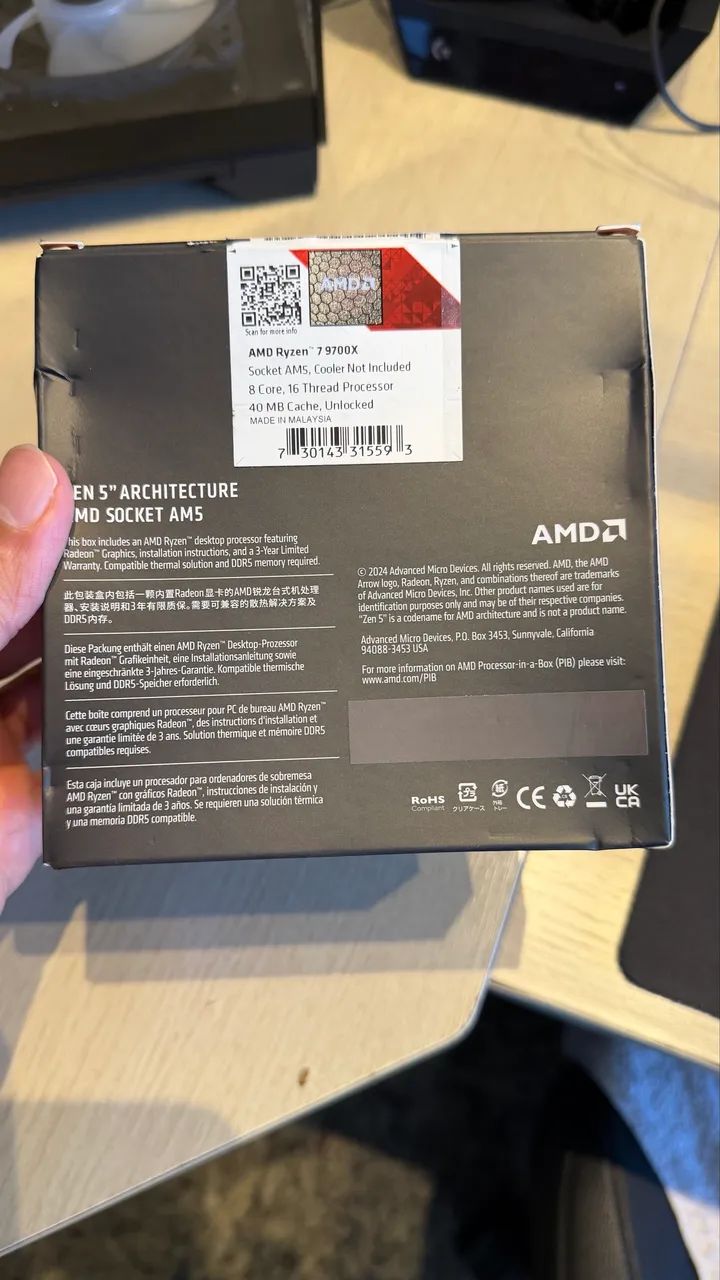 AMD RYZEN 7 9700x - Foto 3