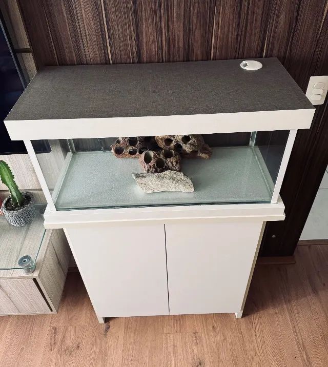 Aquário 80 Litros + Móvel Planejado Clean - Excelente Estado - Foto 3