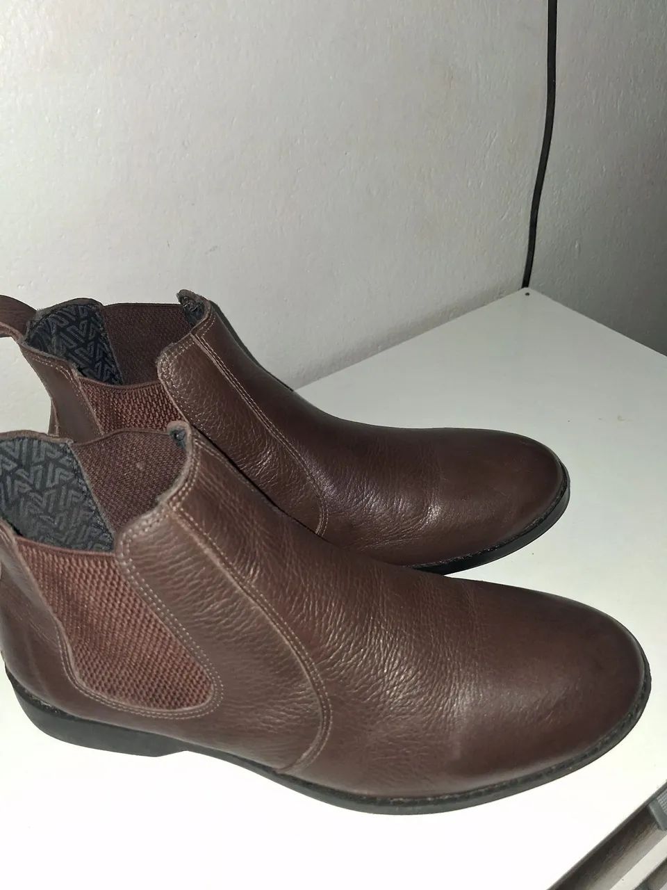 Bota chelsea (couro)