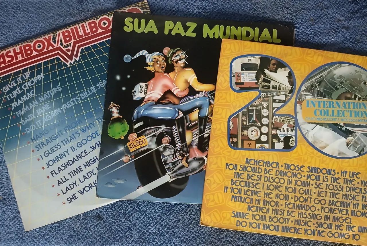 Kit coletânea vinil dec. 70/80