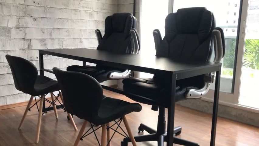 Mesa de Estudo Reforçada 1,80m NOVA Multiuso para Computador Notebook Home Office Birô
