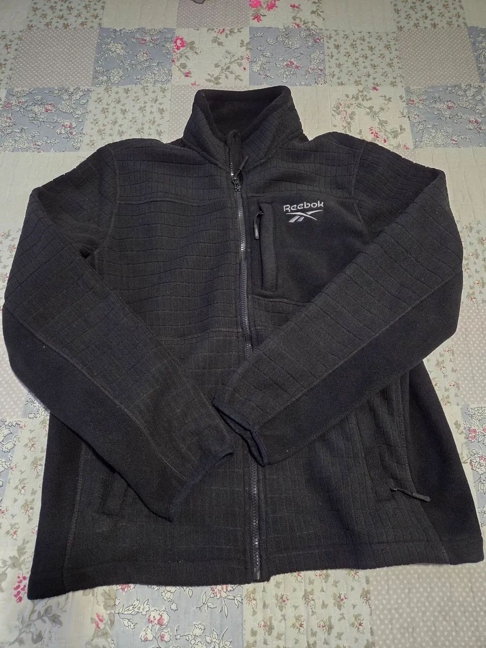 Jaqueta Casaco Reebok Polar Fleece Tamanho M - Foto 3