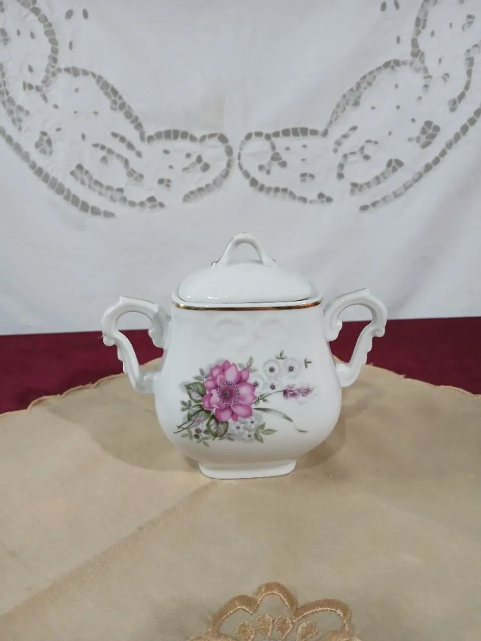 Antigo Açucareiro Porcelana Vista Alegre Portugal - Foto 4