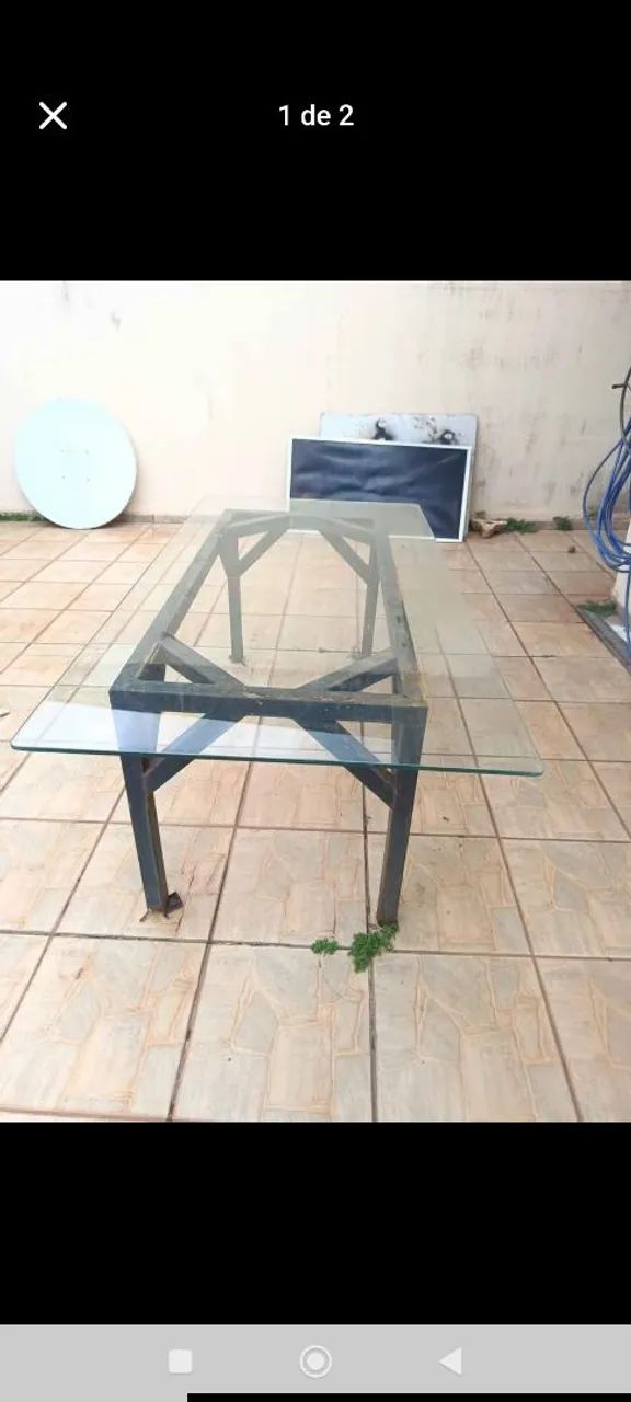 Tampo vidro para mesa