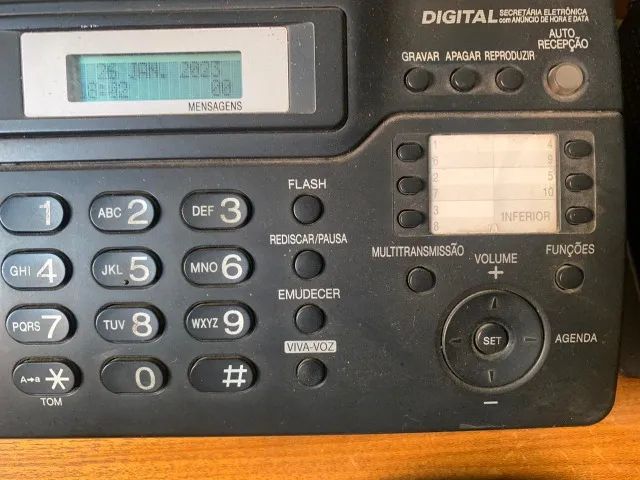 Aparelho De Fax Panasonic- KX- FT 938