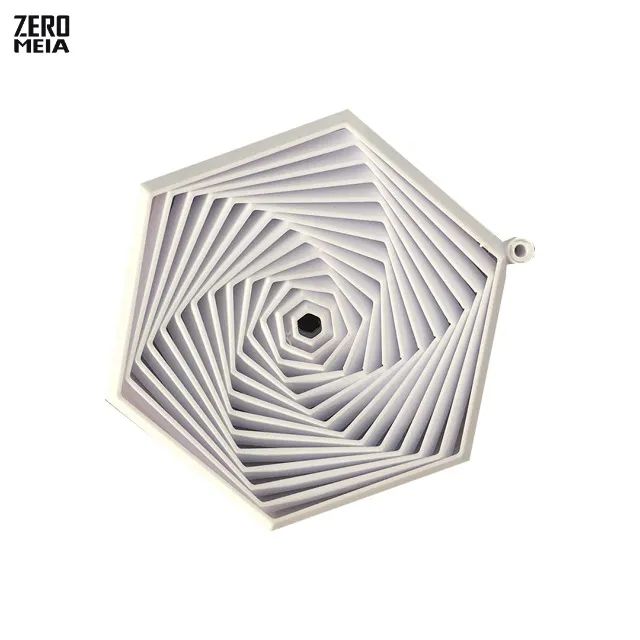 Chaveiro Geométrico Hexagonal - Design Moderno | Impresso em 3D - Foto 4