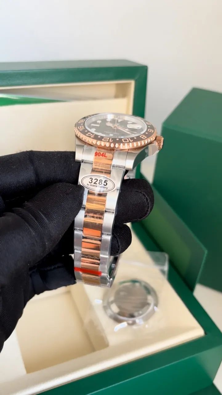 Rolex GMT Master Rosé + Caixa Completa - Foto 3
