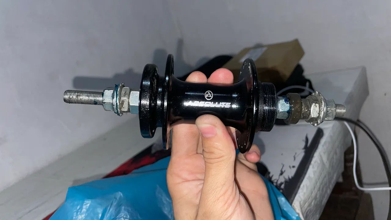 Cubo 36 furos + catraca de 7 velocidades bem conservada