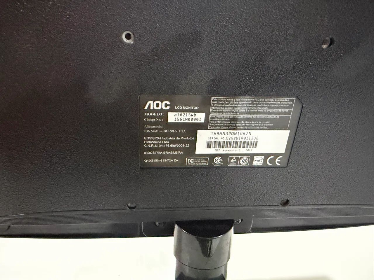 Monitor AOC e1621Sw 15,6? LED  - Foto 3