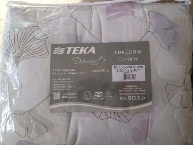 Edredom Queen 100% algodão