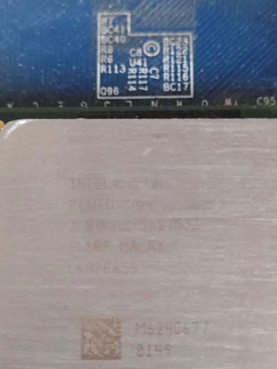 Placa mãe socket 478 pc retro com Pentium 4 2.4ghz e 1 GB de ram ddr1 - Foto 4