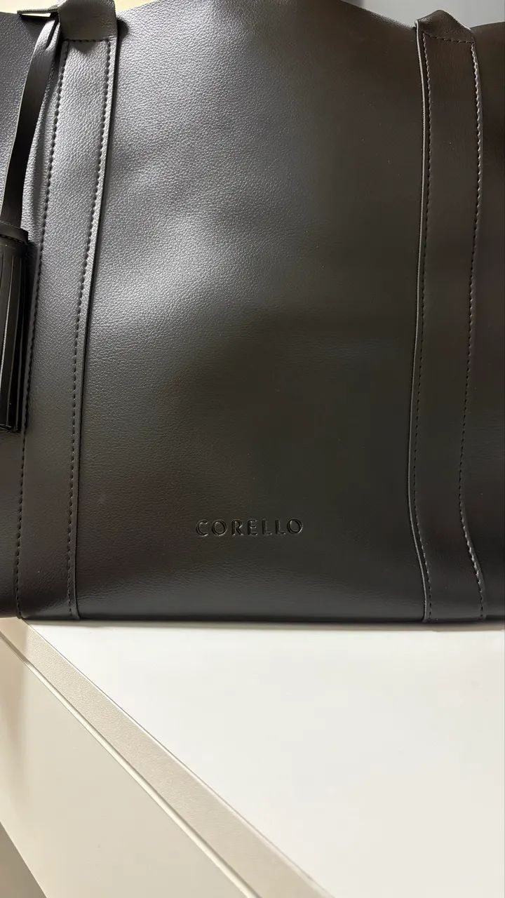 Bolsa tote Corello - preta  - Foto 2