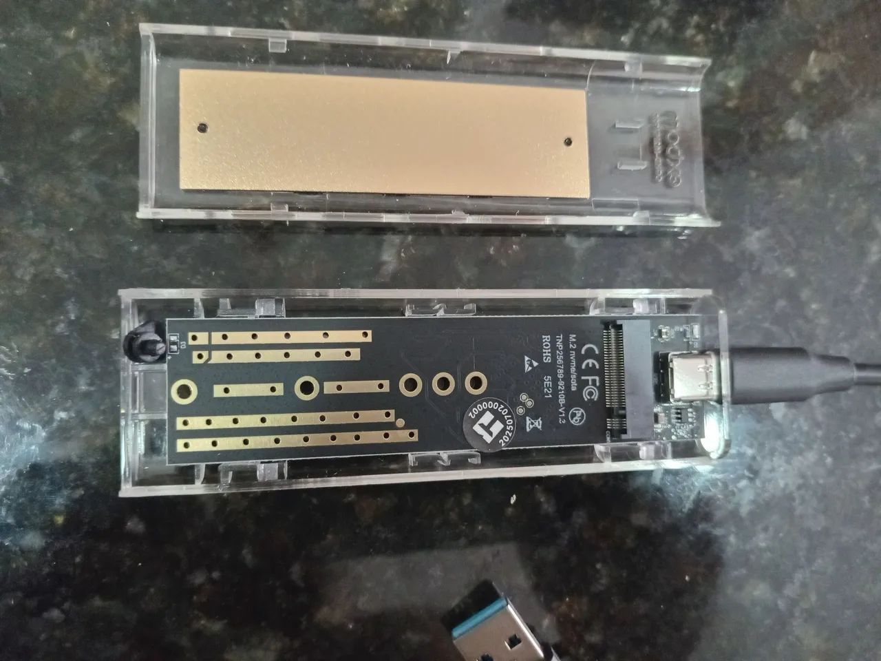 Adaptador SSD M2 NVME - Foto 2