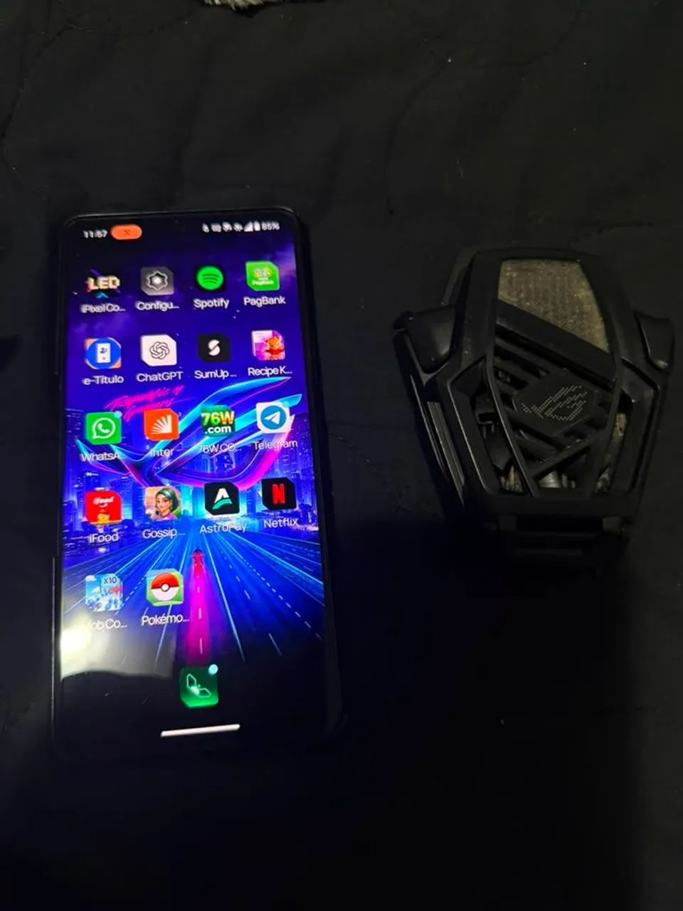 Rog phone Asus 8 pro com o coller - Foto 3