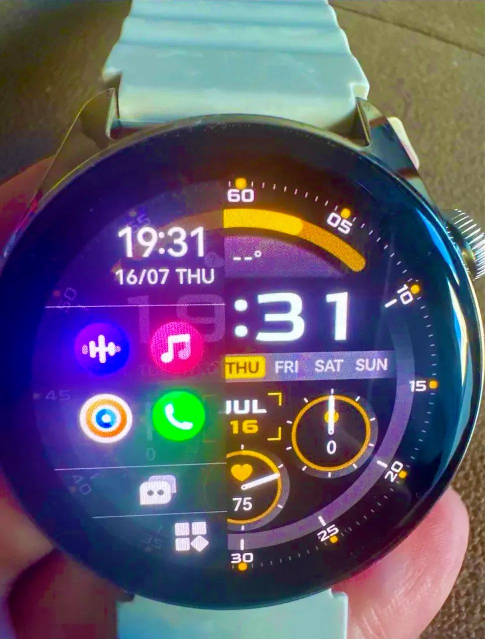 Smartwatch Leitura WhatsApp e Redes Sociais/Esportes/Saúde  - Foto 3