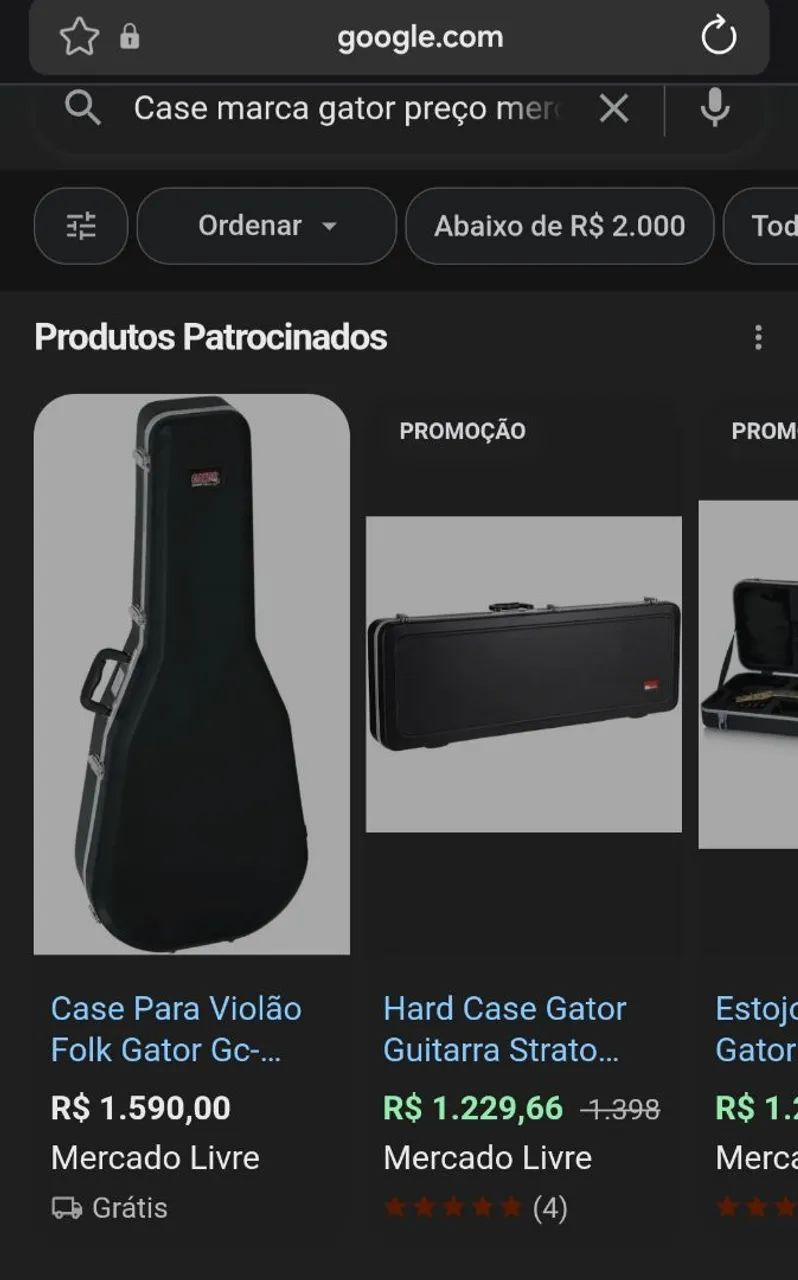 VENDO CASE DA MARCA GATOR - Foto 4
