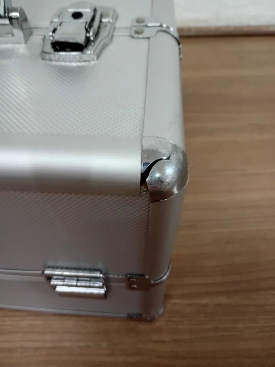 Mala Maquiagem Com Divisórias Cinza - Foto 3