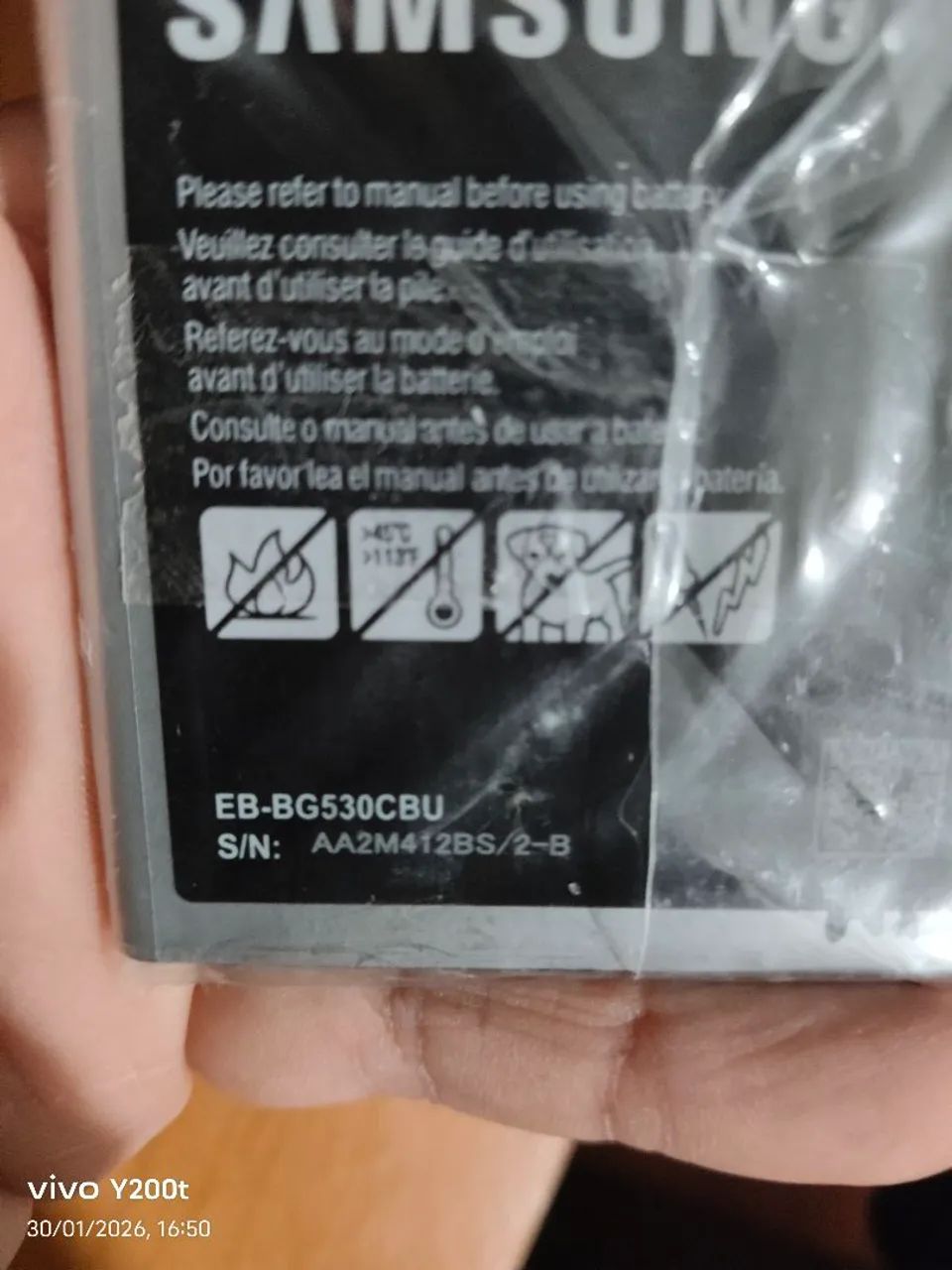 Samsung EB-BJ500CBE (bateria de 2600 mAh - Foto 3