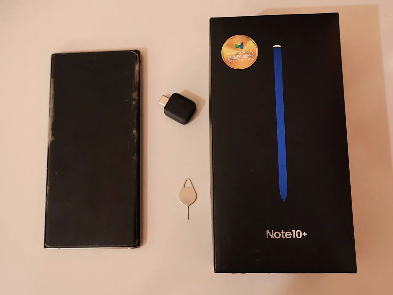Galaxy note 10 plus 256gb prata
