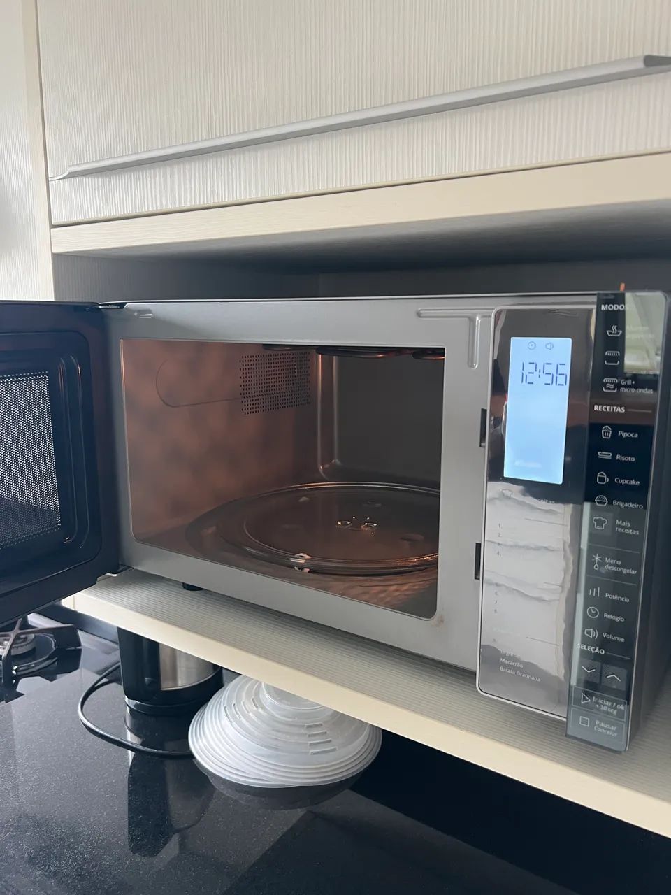 Microondas Brastemp 32L Inox Espelhado com Grill - BMG45AR - Foto 5