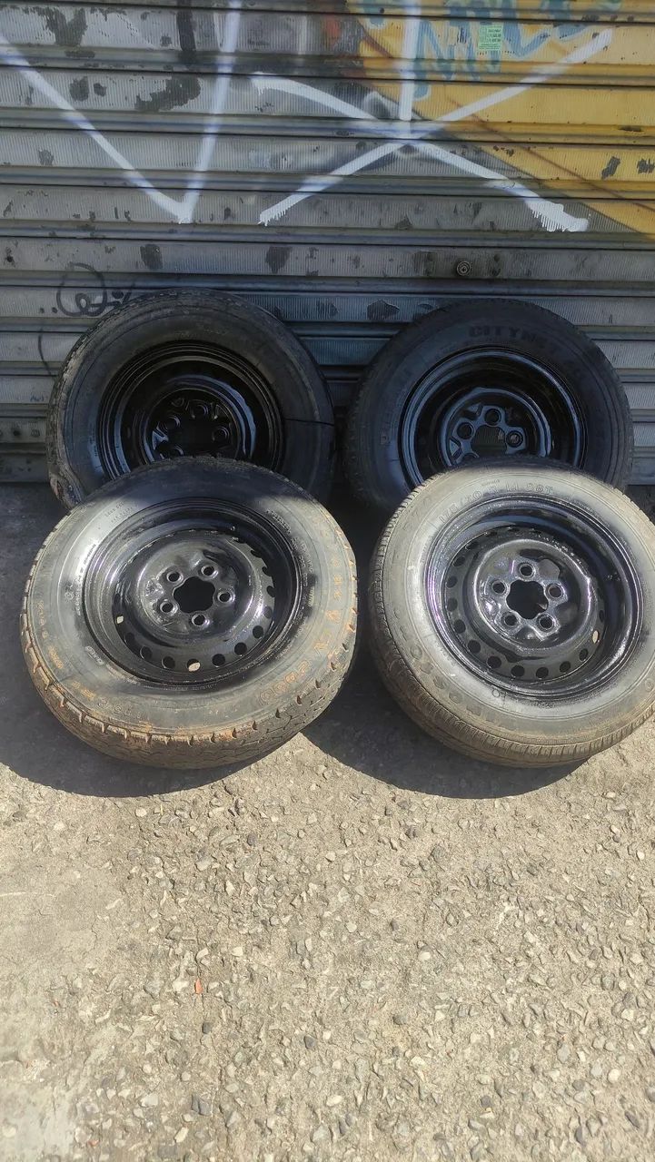 Roda kombi aro 14 + banco kombi