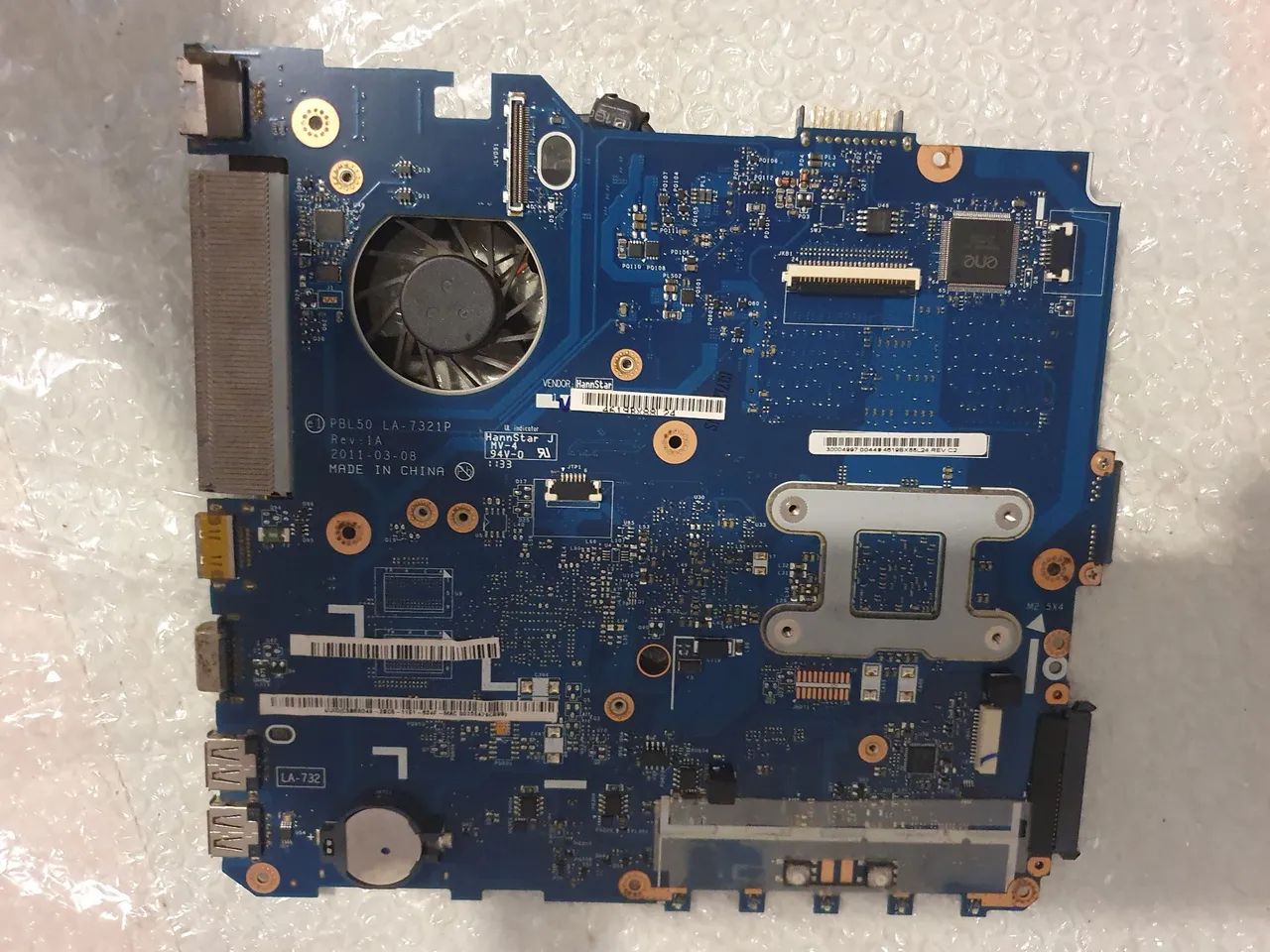 Placa-Mãe Asus K43U (PBL50 LA-7321P) - Impecável, Completa e Original