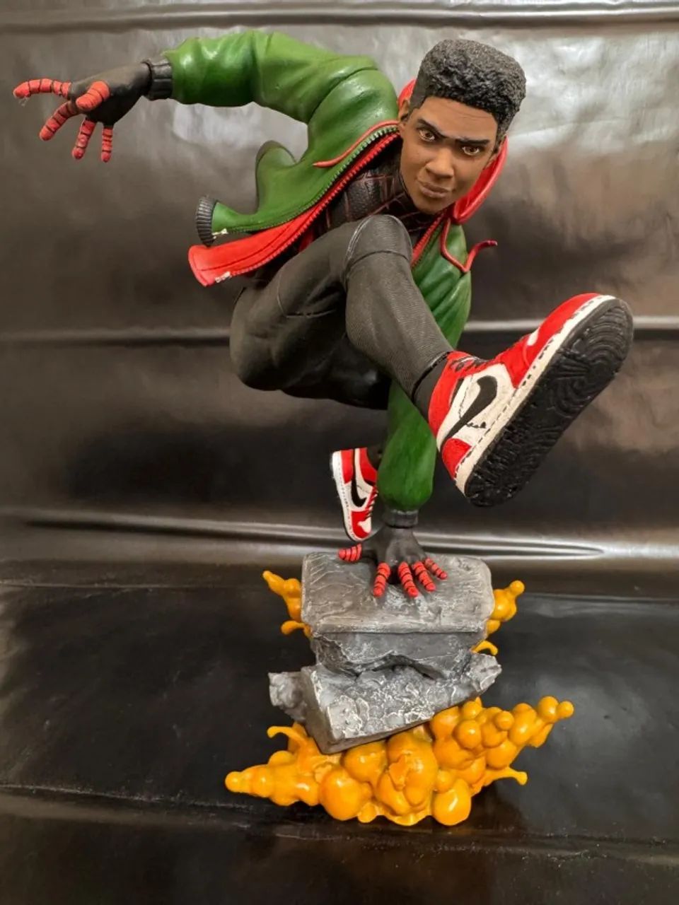 Boneco spiderman miles morales Homen aranha Action Figure - Foto 2