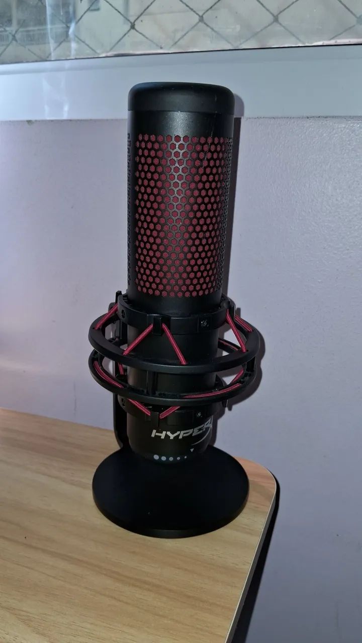 Microfone Condensador Gamer HyperX QuadCast USB - Foto 3