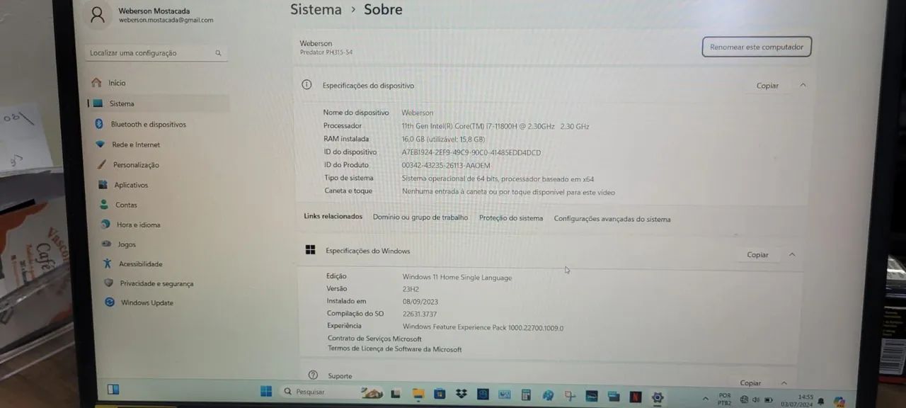 notebook acer Predator  - Foto 3