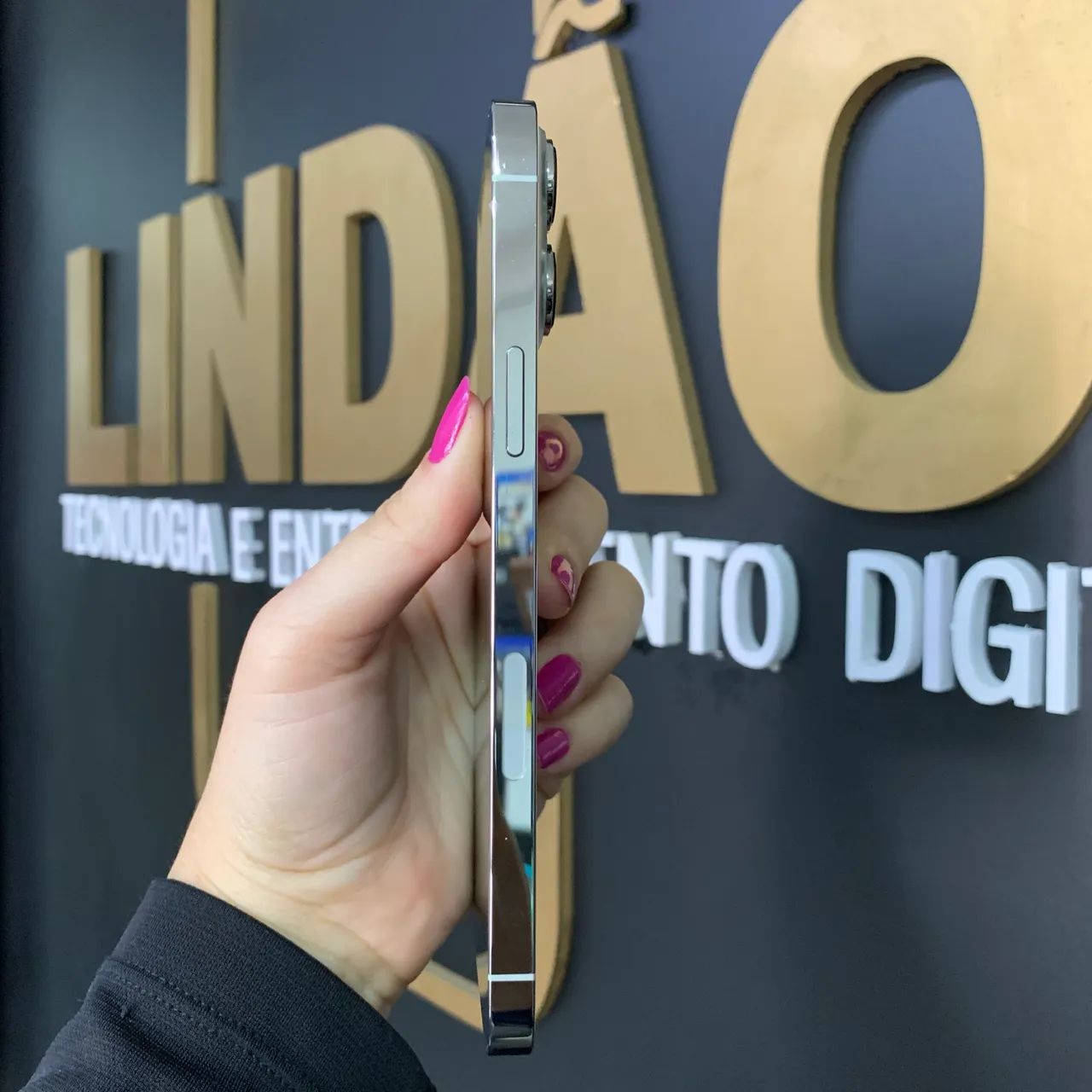 Loja Física. IPHONE 13 PRO MAX 128GB PRATA / BATERIA ÓTIMA. Retira Hoje - Foto 3