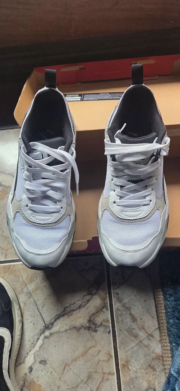 Puma Trinity White -Black - light- gray  - Foto 3