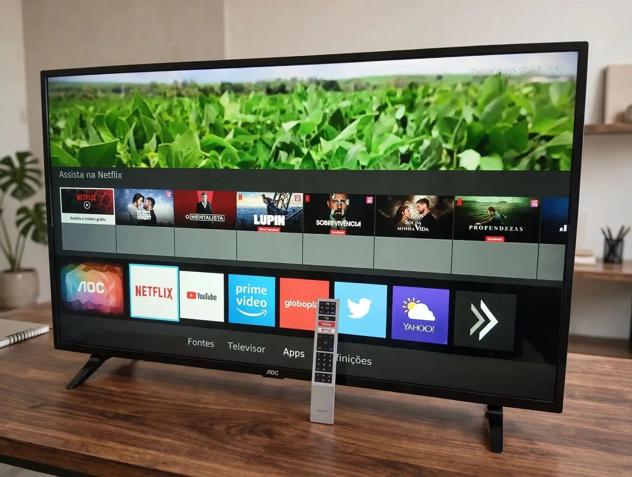 Smart tv grande de 43Pol 4k 