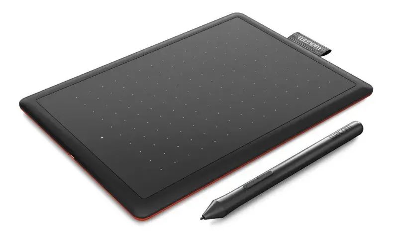 Mesa Digitalizadora One By Wacom CTL472, Pequena, Cor Preto e Vermelho - Foto 3
