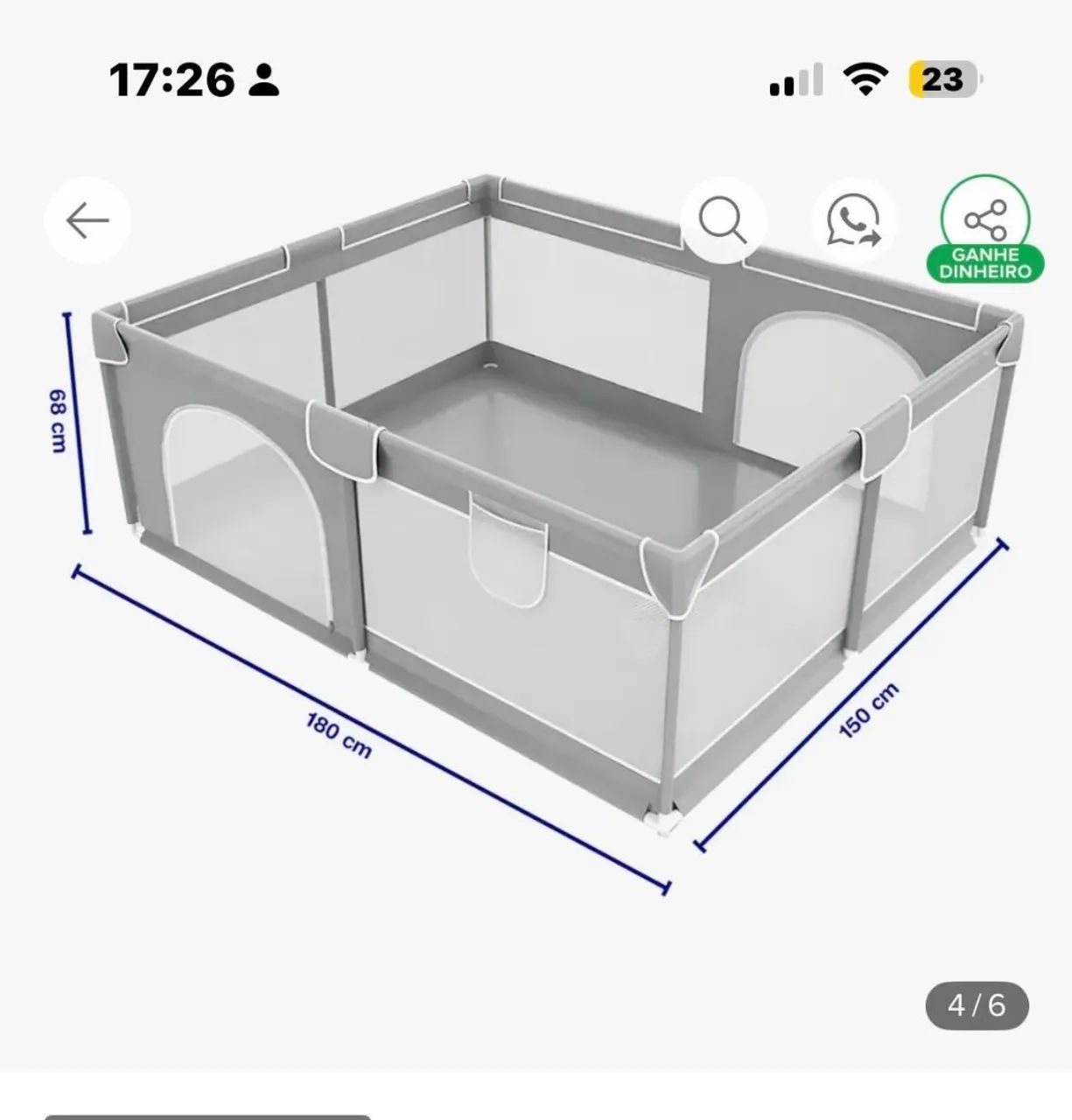 Cercadinho em excelente estado