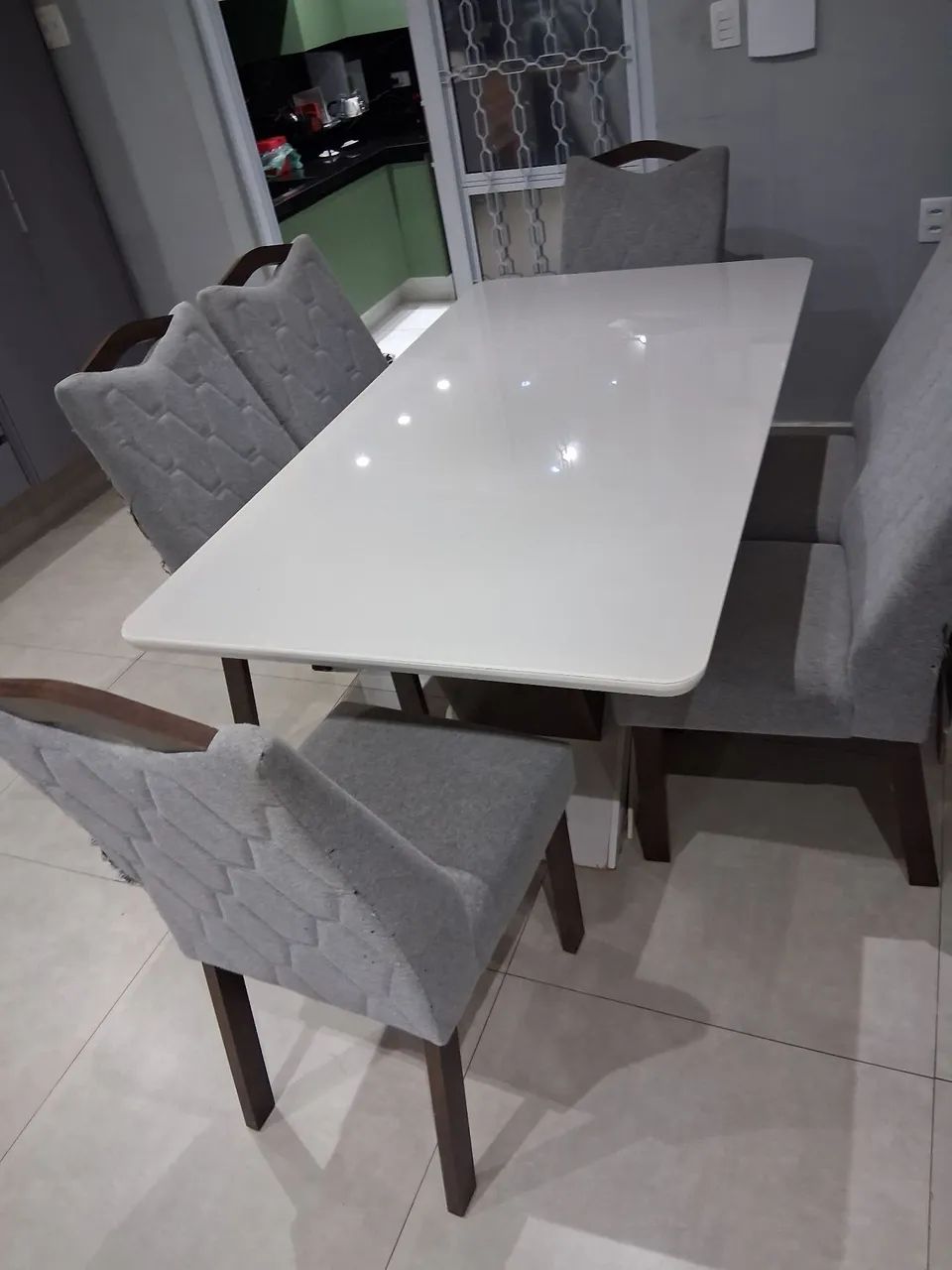 Mesa jantar  + 6 cadeiras  - Foto 4