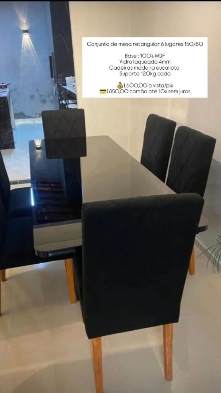MESA DE JANTAR 6 LUGARES  - Foto 2
