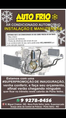 Auto frio ar condicionado automotivo